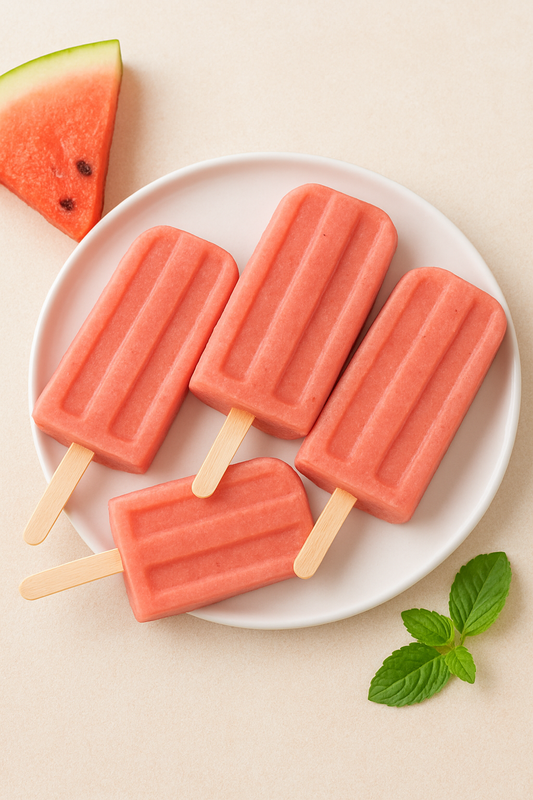 Cool Summer Recipe for Teething Toddlers: Watermelon Yogurt Popsicles 🍉