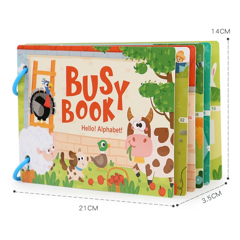 Montessori Baby Busy Book - The Teething Co