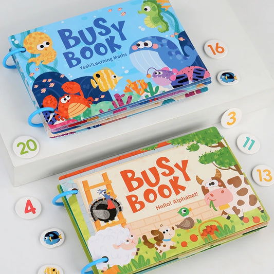 Montessori Baby Busy Book - The Teething Co