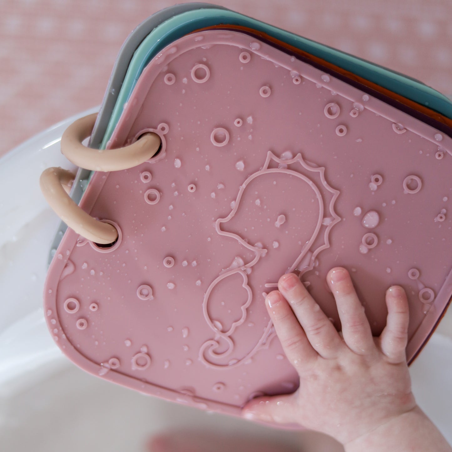 We Might Be Tiny - Silicone Bath Book - Sea Animals