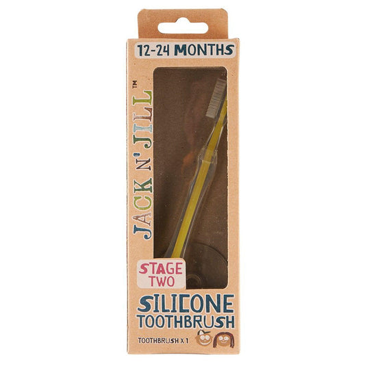 Jack n Jill Silicone Toothbrush Stage 2 - The Teething Co