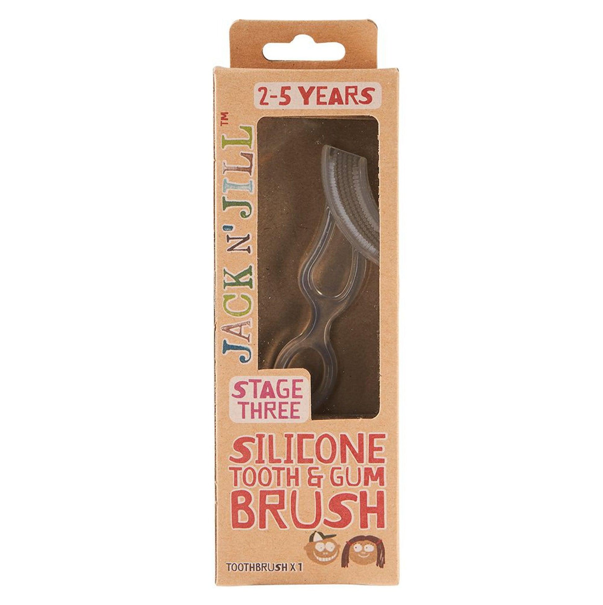 Jack n Jill Silicone Tooth & Gum Brush Stage 3 - The Teething Co