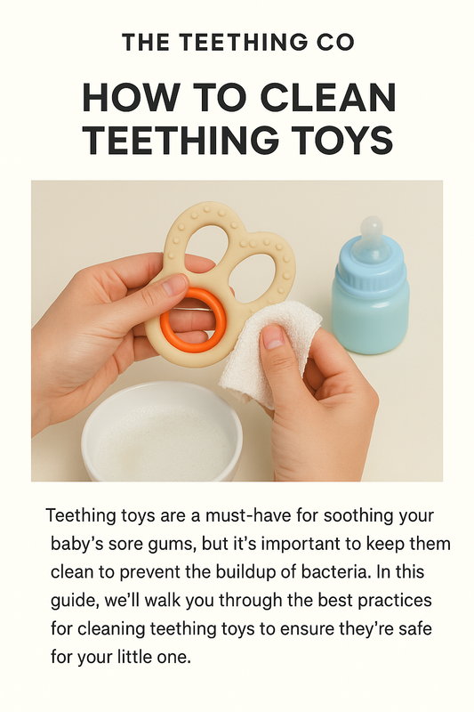 How to Clean and Care for Silicone Teething Toys