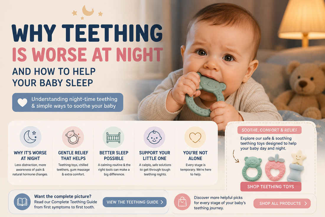 Day vs Night Teething: Why Your Baby Is Worse at Night