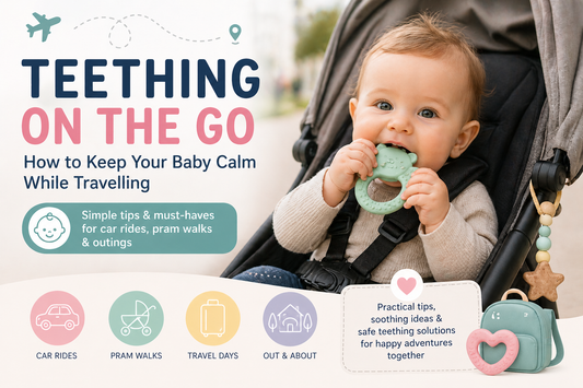 Teething on the Go: How to Keep Your Baby Calm While Travelling (Car, Pram & Outings Guide)