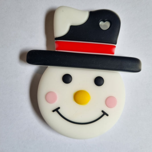 Snowman Silicone Teether