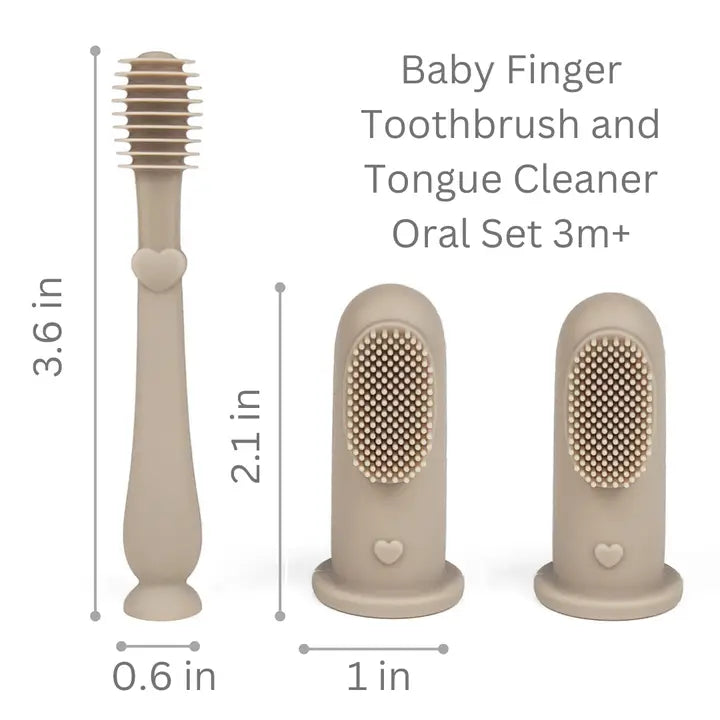 Ali+Oli (3pc) Oral Care Set for Baby 3m+