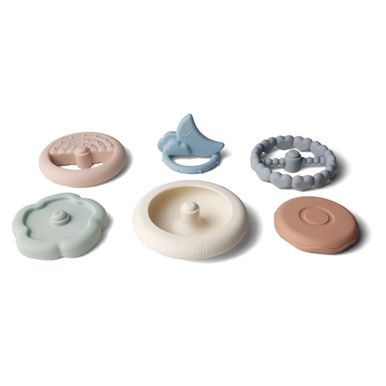 Ali + Oli - Soft Silicone Stacking Ring Tower (6-pc)