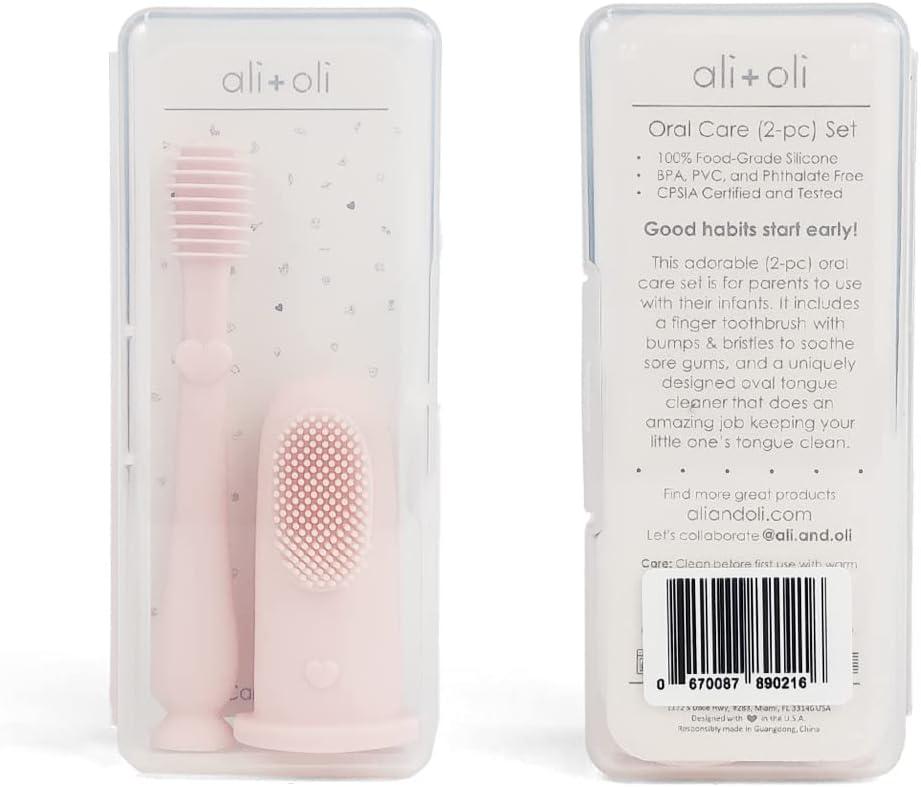 Ali+Oli (2pc) Oral Care Set for Baby 3m+