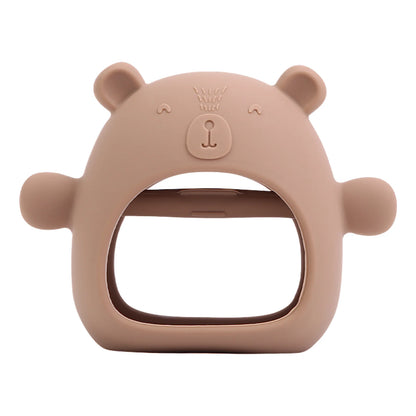 Silicone Bear Teething Mitten