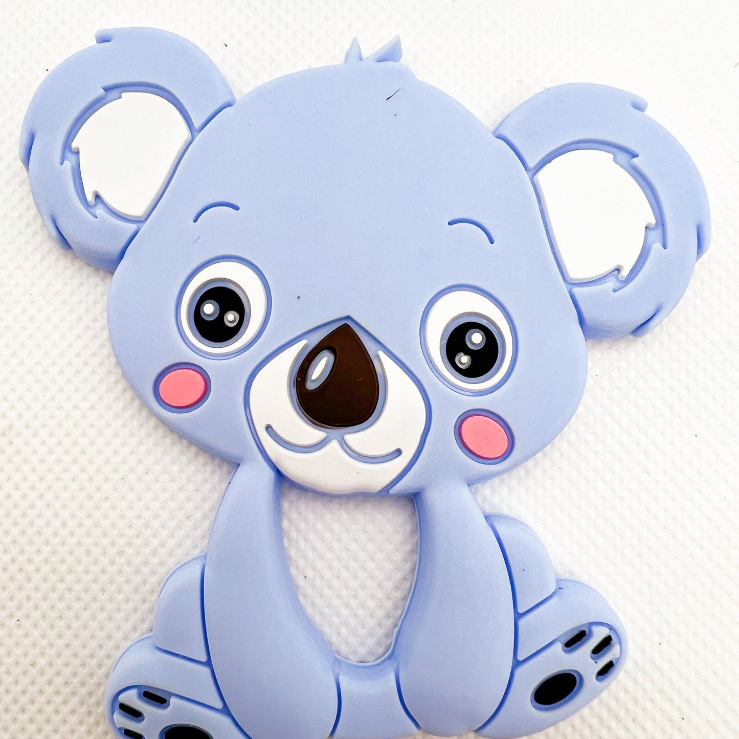 The Baby Toon™ Silicone Teething Spoon, Blue Koala